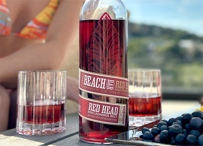 Red Head rum bottle